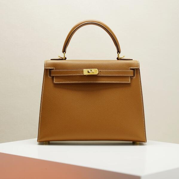 【エルメス HERMES】ケリー25 トゴ  ゴールド ゴールド金具 （100％手縫）